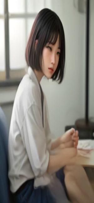 女儿App家庭共享界面，显示三位家庭成员头像，以及一条妈妈刚发布的女儿趣事评论